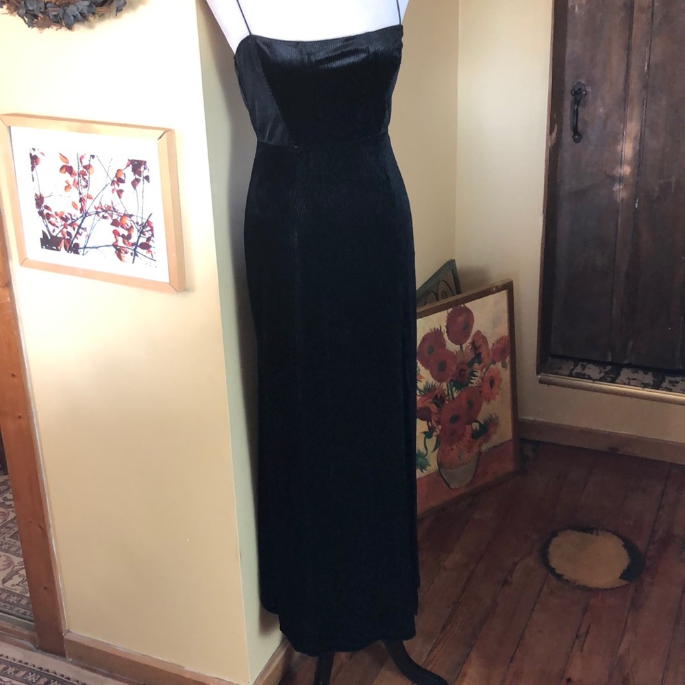 Free People Black Backless Dress